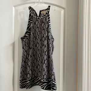 Black and gray very elegant blouse